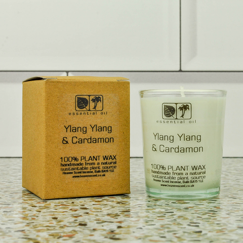 Ylang Ylang Cardamom Candle Votive 9cl Heavenscent