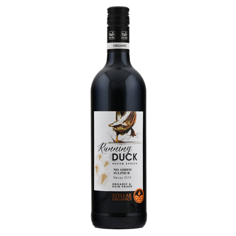 Red Wine - Organic Running Duck Shiraz No Sulphur 75cl