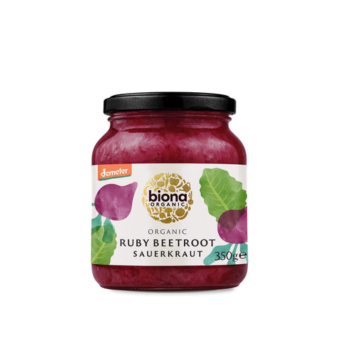 Biona Organic Ruby Beetroot Sauerkraut 350g
