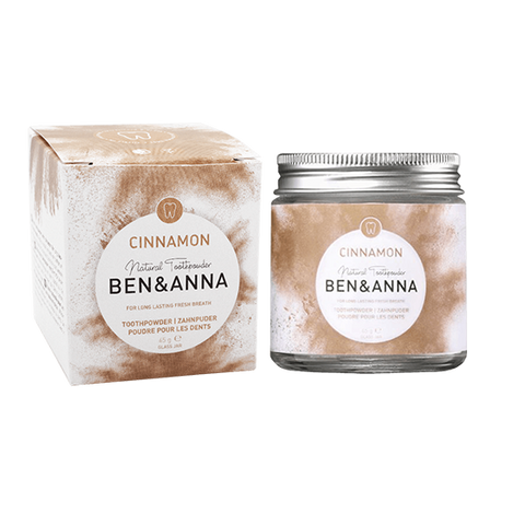 Ben & Anna Organic Cinnamon Natural Toothpowder 45g