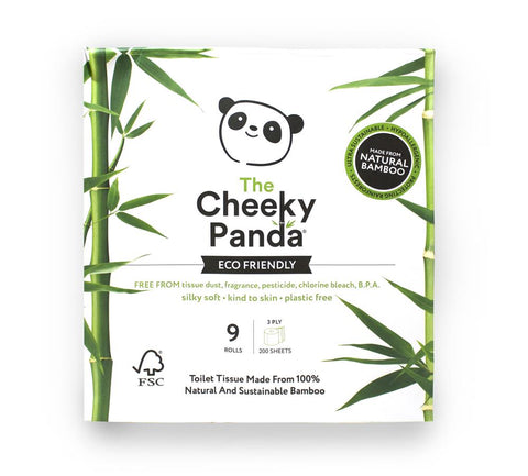 Cheeky Panda Eco Toilet Roll 9 Pack