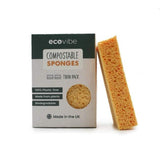 Ecovibe Compostable Sponges Pack of 2