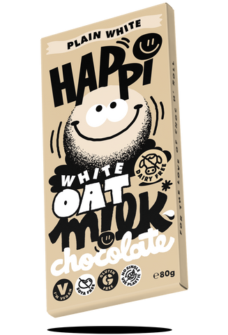 Happi Oat M!lk White Chocolate Bar 80g