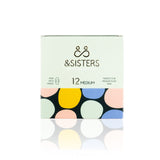 &Sisters Eco Pads With Wings - Medium 12 pcs