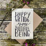 Happy Birthday Plantable Eco Greetings Card