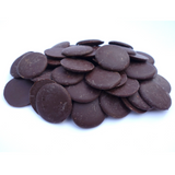 Organic Pitch Dark 72% Chocolate Buttons - The Raw Chocolate Co