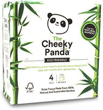 cheeky panda 4 toilet rolls paper pack