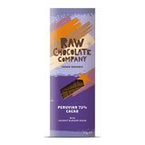 The Raw Chocolate Company Organic Peruvian 72% Raw Chocolate Bar 70g