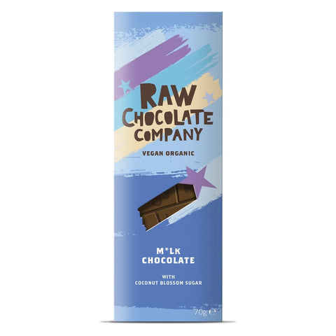 The Raw Chocolate Company Organic M*lk Chocolate Bar 70g