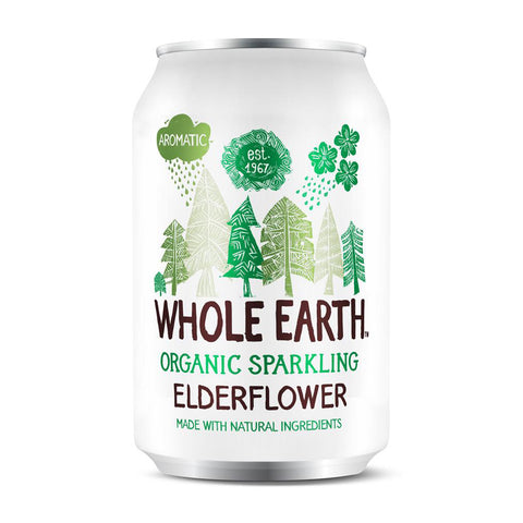 Whole Earth Organic Sparkling Elderflower 330ml