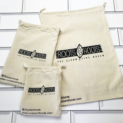 Roots and Hoots Cotton Bags