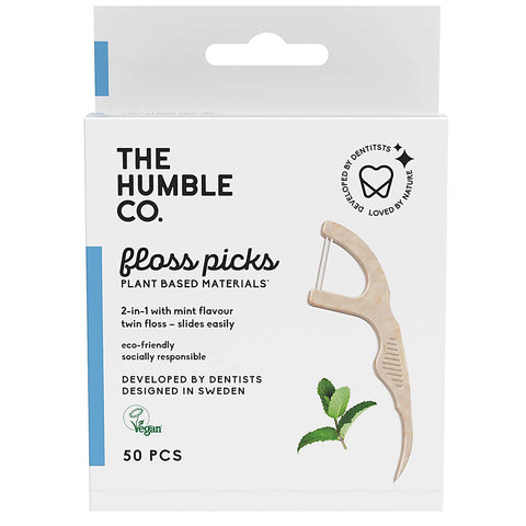 Humble Floss Picks Mint - 50 Pack