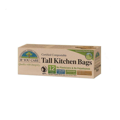 Recycled Tall Kitchen Bags 49L - If You Care